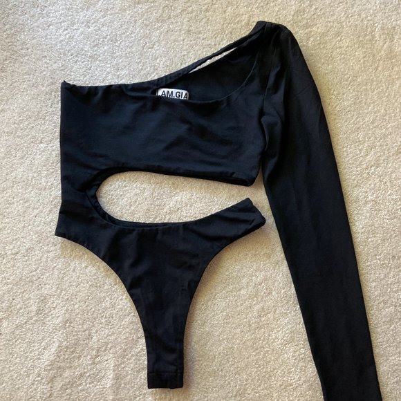 I am Gia Jupiter Bodysuit Black - Picture 3 of 4